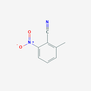 molecular formula C8H6N2O2 B157223 2-甲基-6-硝基苯甲腈 CAS No. 1885-76-3