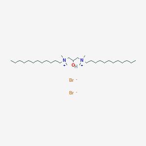 molecular formula C31H68Br2N2O B157225 dodecyl-[3-[dodecyl(dimethyl)azaniumyl]-2-hydroxypropyl]-dimethylazaniumdibromide CAS No. 10232-86-7