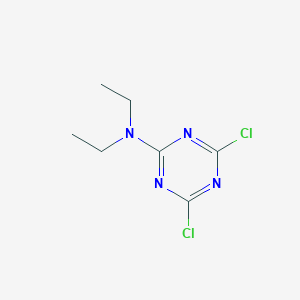 molecular formula C7H10Cl2N4 B157230 4,6-Dichloro-N,N-diethyl-1,3,5-triazin-2-amine CAS No. 1722-19-6