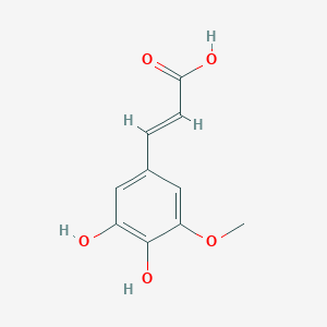 molecular formula C10H10O5 B157235 5-Hydroxyferulic acid CAS No. 1782-55-4