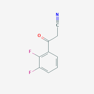 molecular formula C9H5F2NO B157245 3-(2,3-Difluorophenyl)-3-oxopropanenitrile CAS No. 267880-87-5
