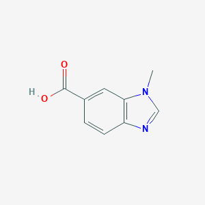 molecular formula C9H8N2O2 B157252 1-甲基-1H-苯并[d]咪唑-6-羧酸 CAS No. 53484-18-7