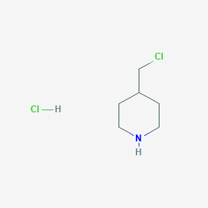 molecular formula C6H13Cl2N B157253 4-Chloromethyl-piperidine hydrochloride CAS No. 1822-61-3
