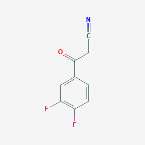 molecular formula C9H5F2NO B157256 3,4-Difluorobenzoylacetonitrile CAS No. 71682-97-8