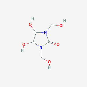 molecular formula C5H10N2O5 B157265 4,5-Dihydroxy-1,3-bis(hydroxymethyl)imidazolidin-2-one CAS No. 1854-26-8