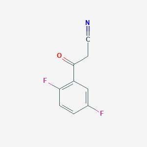 molecular formula C9H5F2NO B157267 3-(2,5-Difluorophenyl)-3-oxopropanenitrile CAS No. 71682-96-7