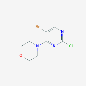 molecular formula C8H9BrClN3O B157270 5-Bromo-2-chloro-4-morpholinopyrimidine CAS No. 139502-01-5