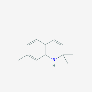 molecular formula C13H17N B157282 Quinoline, 1,2-dihydro-2,2,4,7-tetramethyl- CAS No. 1810-62-4