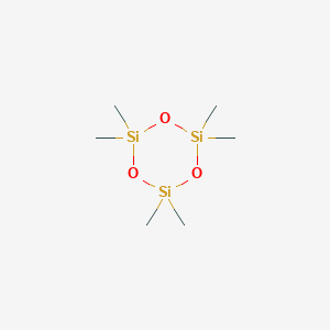 molecular formula C6H18O3Si3 B157284 Hexamethylcyclotrisiloxane CAS No. 541-05-9