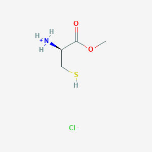 molecular formula C4H10ClNO2S B157288 Methyl D-cysteinate hydrochloride CAS No. 70361-61-4