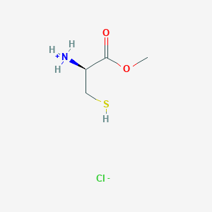 molecular formula C4H10ClNO2S B157288 D-Cysteine Methyl Ester Hydrochloride CAS No. 70361-61-4