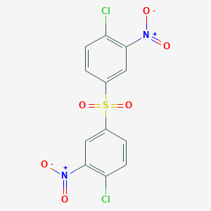 molecular formula C12H6Cl2N2O6S B157296 Bis(4-chloro-3-nitrophenyl) sulphone CAS No. 1759-05-3