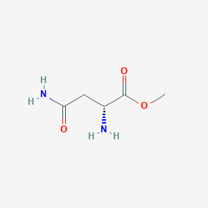 molecular formula C5H10N2O3 B157297 D-Asparagine methyl ester CAS No. 108258-31-7