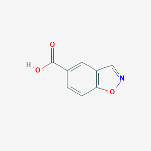 molecular formula C8H5NO3 B157301 1,2-Benzoxazole-5-carboxylic acid CAS No. 933744-95-7
