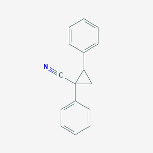 molecular formula C16H13N B157304 Cyclopropanecarbonitrile, 1,2-diphenyl- CAS No. 10224-14-3