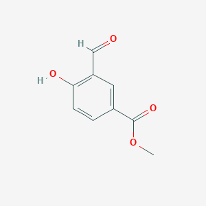 molecular formula C9H8O4 B157316 Methyl 3-formyl-4-hydroxybenzoate CAS No. 24589-99-9