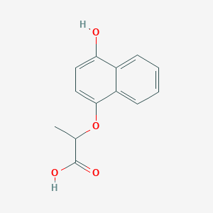 2-(4-Hydroxy-1-naphthyloxy)propionic acid