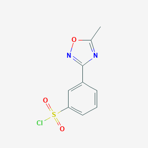 3-(5-Methyl-1,2,4-oxadiazol-3-yl)benzenesulfonyl chloride
