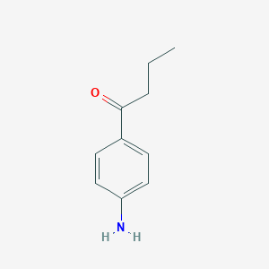 molecular formula C10H13NO B157350 4'-Aminobutyrophenone CAS No. 1688-71-7