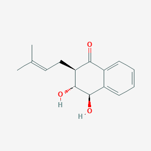 B157351 3-Hydroxycatalponol CAS No. 265644-24-4