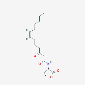 molecular formula C18H29NO4 B157366 N-3-oxo-tetradec-7(Z)-enoyl-L-Homoserine lactone CAS No. 482598-46-9