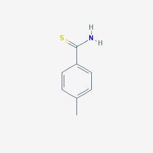 molecular formula C8H9NS B157381 4-甲基苯甲硫酰胺 CAS No. 2362-62-1