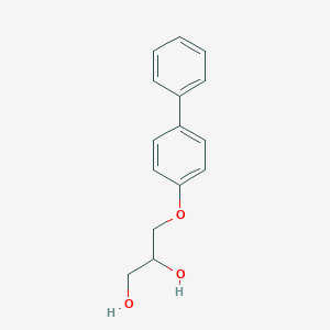 molecular formula C15H16O3 B157382 3-([1,1'-Biphenyl]-4-yloxy)propane-1,2-diol CAS No. 1940-49-4