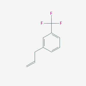 molecular formula C10H9F3 B157394 3-[(3-Trifluoromethyl)phenyl]-1-propene CAS No. 1813-96-3