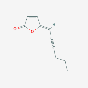 molecular formula C10H10O2 B157399 (5Z)-5-hex-2-ynylidenefuran-2-one CAS No. 81122-95-4