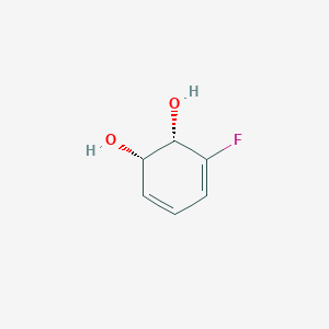 molecular formula C6H7FO2 B157408 cis-(1S,2S)-1,2-Dihydro-3-fluorocatechol CAS No. 131101-27-4