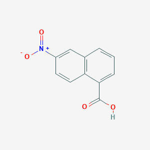 molecular formula C11H7NO4 B157414 1-Naphthalenecarboxylic acid, 6-nitro- CAS No. 1975-45-7