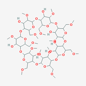 molecular formula C54H94O35 B157424 Dimethyl-beta-cyclodextrin CAS No. 128446-36-6