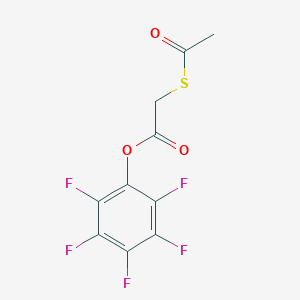 B157432 S-Acetylthioglycolic acid pentafluorophenyl ester CAS No. 129815-48-1