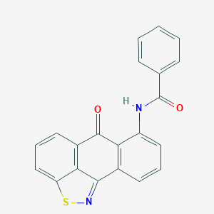 molecular formula C21H12N2O2S B157447 Disperse yellow 65 (C.I. 671205) CAS No. 10116-20-8