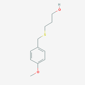 molecular formula C11H16O2S B015745 3-Hydroxypropyl p-Methoxybenzyl Thioether CAS No. 202665-68-7