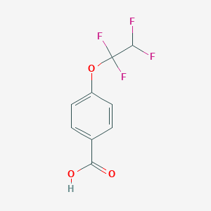 molecular formula C9H6F4O3 B157456 4-(1,1,2,2-四氟乙氧基)苯甲酸 CAS No. 10009-25-3