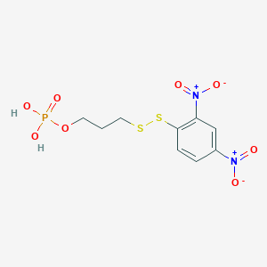 molecular formula C9H11N2O8PS2 B015746 2,4-Dinitrophenyl 3-phosphopropyl disulfide CAS No. 280135-96-8