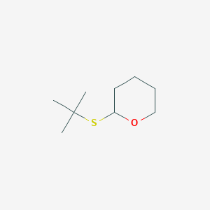 2H-Pyran, 2-(tert-butylthio)tetrahydro-