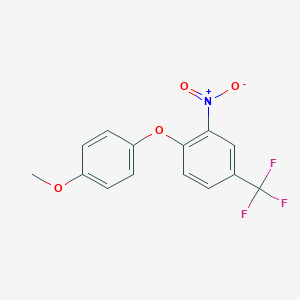 1-(4-Methoxyphenoxy)-2-nitro-4-(trifluoromethyl)benzene