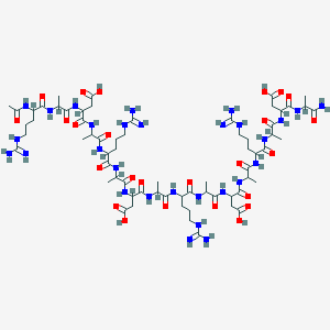  B1574754 Ac-DL-Arg-DL-Ala-DL-Asp-DL-Ala-DL-Arg-DL-Ala-DL-Asp-DL-Ala-DL-Arg-DL-Ala-DL-Asp-DL-Ala-DL-Arg-DL-Ala-DL-Asp-DL-Ala-NH2 