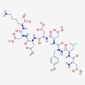 molecular formula C41H59N9O20 B1574768 X-press Tag Peptide 
