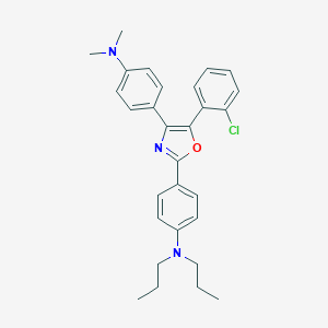 4-(5-(2-Chlorophenyl)-4-(4-(dimethylamino)phenyl)-oxazol-2-yl)-N,N-dipropyl-aniline
