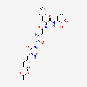 molecular formula C₃₀H₃₉N₅O₈ B1574817 Ac-L-Tyr-Gly-Gly-L-Phe-D-Leu-COOH 