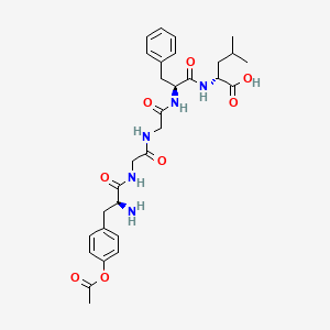 molecular formula C₃₀H₃₉N₅O₈ B1574817 N-端乙酰化亮-脑啡肽 