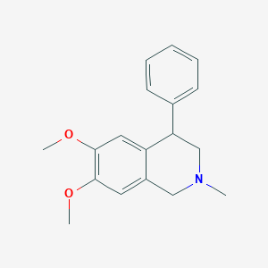 6,7-Dimethoxy-2-methyl-4-phenyl-1,2,3,4-tetrahydroisoquinoline