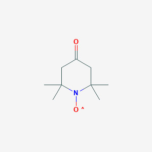 molecular formula C9H16NO2 B015749 4-Oxo-2,2,6,6-tetramethylpiperidinooxy CAS No. 2896-70-0