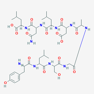molecular formula C43H68N10O15 B1574956 CAP1-6D 