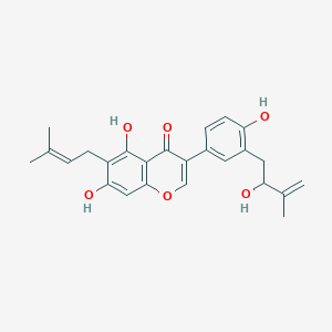 molecular formula C25H26O6 B157508 Derrisisoflavone B 