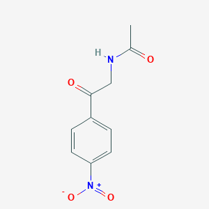 molecular formula C10H10N2O4 B157523 n-[2-(4-Nitrophenyl)-2-oxoethyl]acetamide CAS No. 1846-34-0