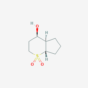 Cyclopenta[b]thiopyran-4-ol, octahydro-, 1,1-dioxide, (4-alpha-,4a-ba-,7a-alpha-)-(9CI)